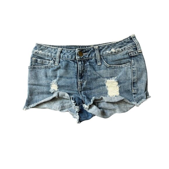 Forever 21 Pants - Forever 21 Women's Denim Blue Shorty Shorts